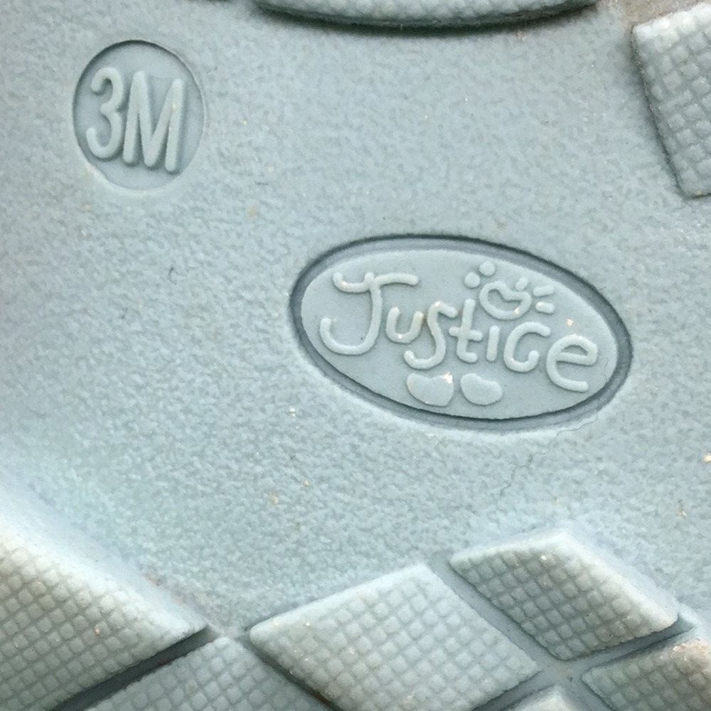 Justice Blue/Gray Faux Fur Snow Boot - Picture 10 of 10
